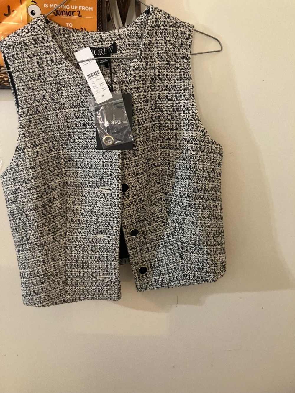 Tweed vest